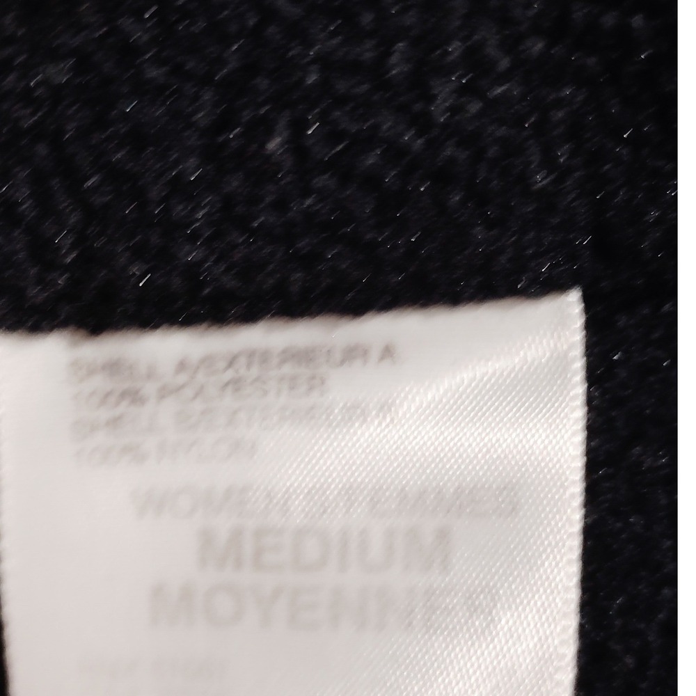 The North Face Black‎ Fleece Zip Up Jacket Men's Size Medium - Picture 7 of 7